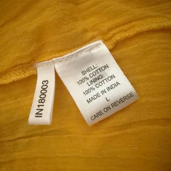 Happy X Nature Yellow Sleeveless Tiered Midi Dress OR Maxi Skirt Size Large - Picture 6 of 7